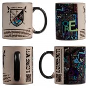 Кружка «Хамелеон», ver.2, матовая, черная арт. 20023.30 Кружка «Хамелеон», ver.2, матовая, черная арт. 20023.30