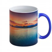 Кружка «Хамелеон», ver.2, матовая, синяя арт. 20023.40