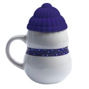 Кружка SNOWMAN с крышкой Белый