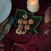 Тарелка ЕЛОЧКА зеленый