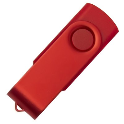 USB flash-карта DOT (16Гб), красный, 5,8х2х1,1см, пластик, металл Красный