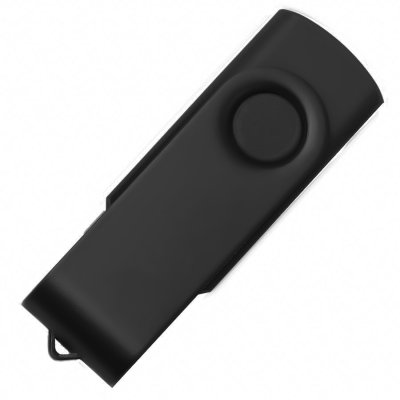 USB flash-карта DOT (16Гб), черный, 5,8х2х1,1см, пластик, металл Черный