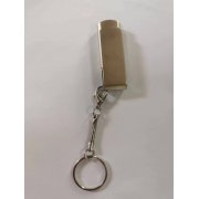 Брелок для флешки, серебристый, металл серебристый