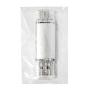 USB flash-карта ASSORTI OTG Type-C (16Гб) Серебро арт. 19338_16Gb/47