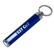 Брелок BIMOX с фонариком, синий, пластик 8,5*d-1,4см Синий