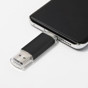 USB flash-карта ASSORTI OTG Type-C (8Гб) Черный арт. 19338_8Gb/35