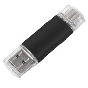 USB flash-карта ASSORTI OTG Type-C (8Гб) Черный арт. 19338_8Gb/35