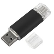 USB flash-карта ASSORTI OTG Type-C (8Гб) Черный арт. 19338_8Gb/35
