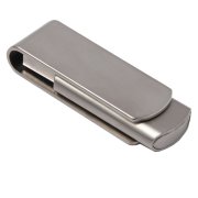 USB flash-карта SWING METAL (32Гб), серебристая, 5,3х1,7х0,9 см, металл серебристый арт. 19339_32Gb