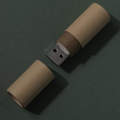 USB flash-карта TUBE (16Гб) натуральный