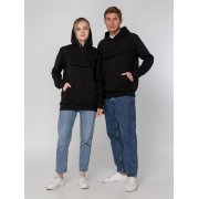 Худи унисекс с карманом на груди Chest Pocket, черное