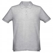 Рубашка поло мужская Adam, серый меланж