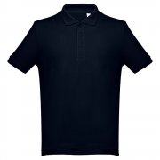 Рубашка поло мужская Adam, темно-синяя