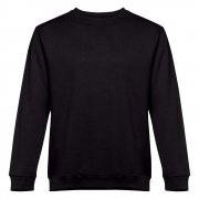 Свитшот унисекс Delta, черный