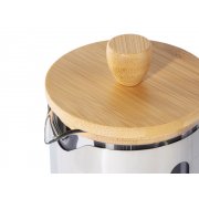 Френч-пресс в стальном корпусе и ручкой из бамбука «Coffee break»