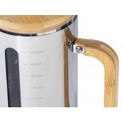 Френч-пресс в стальном корпусе и ручкой из бамбука «Coffee break»