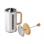 Френч-пресс в стальном корпусе и ручкой из бамбука «Coffee break»