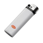 Зажигалка кремниевая ISKRA белый