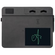 Многофункциональный коврик для мыши «Multi Pad» с беспроводной зарядкой и LCD экраном, 10 Вт
