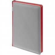 Ежедневник Spain Shall, недатированный, серый с красным арт. 16403.15 Ежедневник Spain Shall, недатированный, серый с красным арт. 16403.15