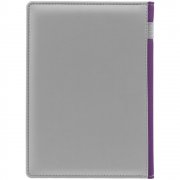Ежедневник Spain Shall, недатированный, серый с фиолетовым