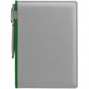 Ежедневник Spain Shall, недатированный, серый с зеленым арт. 16403.19 Ежедневник Spain Shall, недатированный, серый с зеленым арт. 16403.19