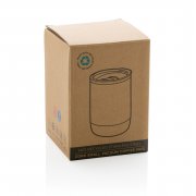 Вакуумная термокружка Cork из переработанной нержавеющей стали RCS, 180 мл арт. P435.052 Вакуумная термокружка Cork из переработанной нержавеющей стали RCS, 180 мл арт. P435.052