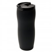 Термокружка с двойной стенкой Softex, черная арт. 5040.02