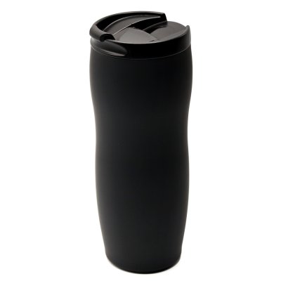 Термокружка с двойной стенкой Softex, черная арт. 5040.02 Термокружка с двойной стенкой Softex, черная арт. 5040.02