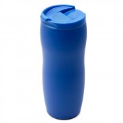 Термокружка с двойной стенкой Softex, синяя арт. 5040.03