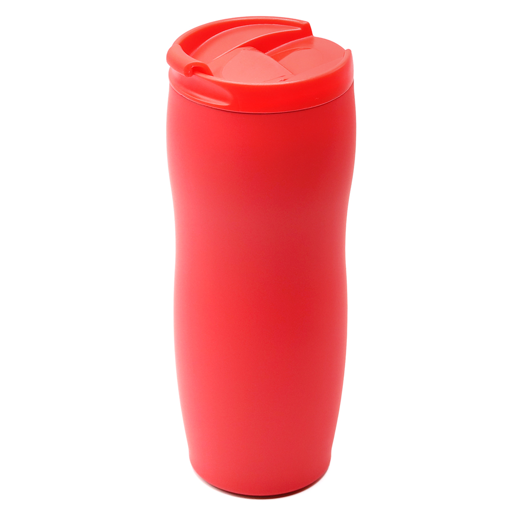 Термокружка с двойной стенкой Softex, красная арт. 5040.05 Термокружка с двойной стенкой Softex, красная арт. 5040.05