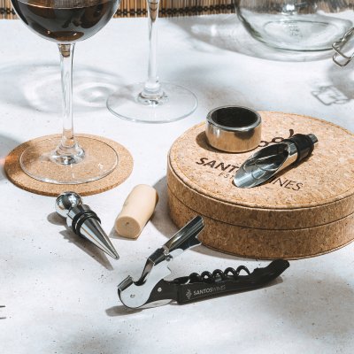 Винный набор VENET, в футляре из натуральной пробки арт. AB4091S129