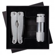 Набор Handmaster: фонарик и мультитул, серебристый арт. 3495.10