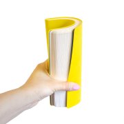 Бизнес-блокнот FUNKY, 130*210 мм, желтый,  серый форзац, мягкая обложка,  блок в линейку Жёлтый арт. 21209/03/30