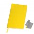 Бизнес-блокнот "Funky", 130*210 мм, желтый,  серый форзац, мягкая обложка,  блок в линейку Жёлтый