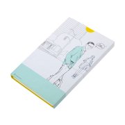 Бизнес-блокнот FUNKY, 130*210 мм, желтый,  серый форзац, мягкая обложка,  блок в линейку Жёлтый арт. 21209/03/30