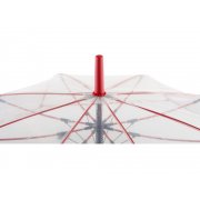 Зонт-трость «Pure» с прозрачным куполом