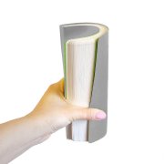 Бизнес-блокнот FUNKY А5, с цветным  форзацем, мягкая обложка,  в линейку Серый арт. 21209/30/15