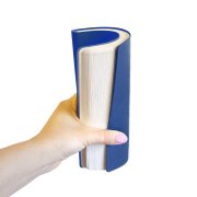 Бизнес-блокнот FUNKY А5, синий, серый форзац, мягкая обложка, в линейку Синий арт. 21209/24/30