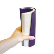 Бизнес-блокнот FUNKY А5, фиолетовый с  серым форзацем, мягкая обложка, в линейку Фиолетовый арт. 21209/11/30