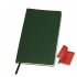 Бизнес-блокнот "Funky", 130*210 мм, зеленый, красный форзац, мягкая обложка, в линейку Зеленый
