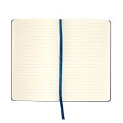 Бизнес-блокнот FUNKY, 130*210 мм, темно-синий, голубой форзац, мягкая обложка, в линейку Темно-синий арт. 21209/26/22