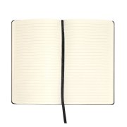 Бизнес-блокнот FUNKY, 130*210 мм, черный, желтый форзац, мягкая обложка, в линейку Черный арт. 21209/35/03