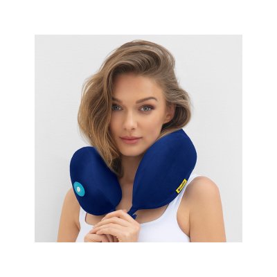 Подушка для путешествий со встроенным массажером «Massage Tranquility Pillow»