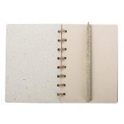 Блокнот А6 с бумажным карандашом и семенами цветов микс