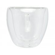 Стеклянный стакан «Manti» с двойными стенками и подставкой, 100 мл, 2 шт