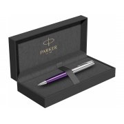 Ручка шариковая Parker «Sonnet Essentials Violet SB Steel CT»