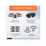 Радиоуправляемый квадрокоптер «WIND FPV» арт. 521117