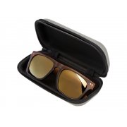 Очки солнцезащитные из бамбука с зеркальными линзами «Rockwood mirror»