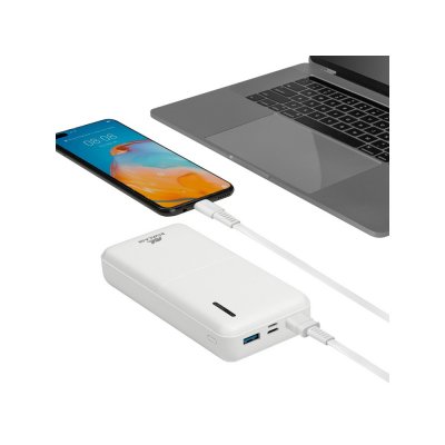 Внешний аккумулятор с дисплеем и быстрой зарядкой QC/PD VA2572, 20000 mAh